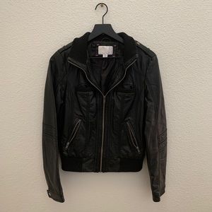 Xhilaration Black Faux Leather Jacket